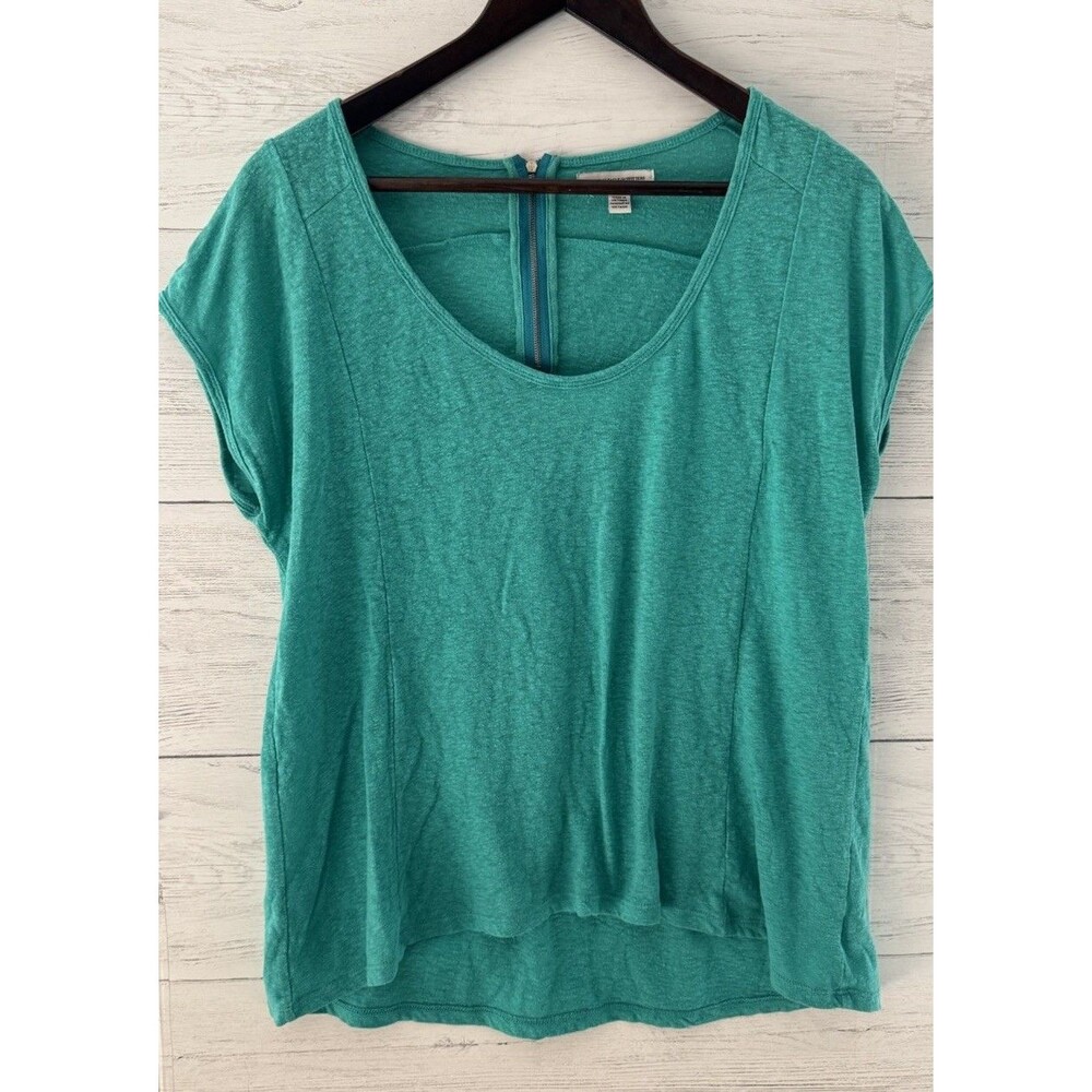 American Eagle Outfitters Womens Shirt Top Blouse Size M Medium Green